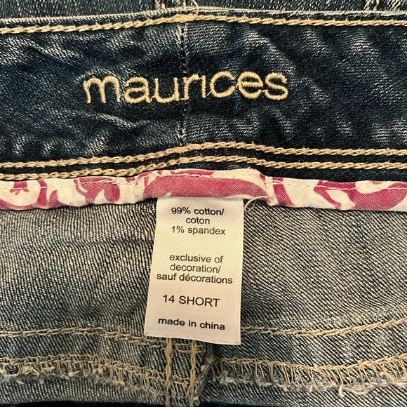 Maurices Blue Boot Cut Jeans with Vintage-Inspired Look - Picture 3 of 8